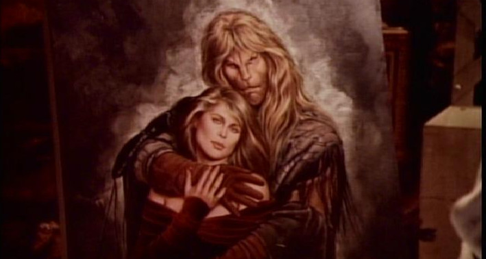 the portrait Kristopher drew of Vincent and Catherine