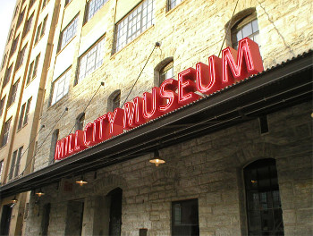 front of museum