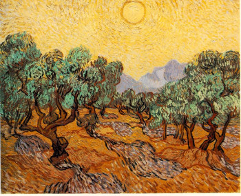 Van Gogh painting of trees
