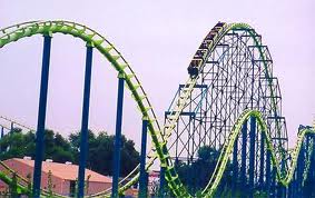 green roller coaster