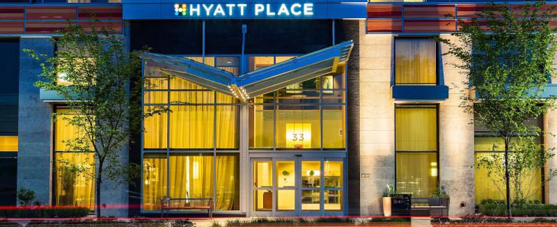 Hyatt Place front entrance